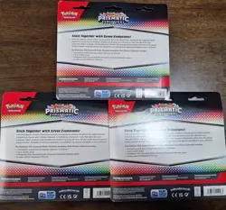 3X - Pokemon TCG Scarlet Violet Prismatic Evolutions Tech Sticker Collection - Image 2
