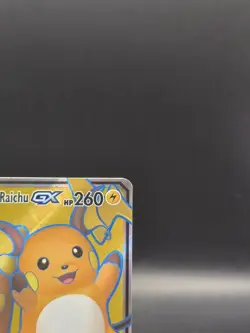 Pokemon TCG Raichu & Alolan Raichu GX 220/236 Tag Team Full Art Ultra Rare NM - Image 3