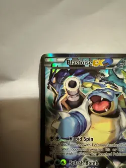Pokemon TCG Blastoise EX XY122 Black Star Promo Full Art Holo - Image 3