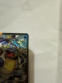 Pokemon TCG Blastoise EX XY122 Black Star Promo Full Art Holo - Image 4