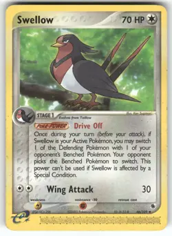 Swellow Ruby and Sapphire Uncommon Pokemon Lightly played - Image 1