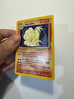 Pokemon TCG Ninetales Base Set 12/102 Holo Unlimited Holo Rare NM - Image 2