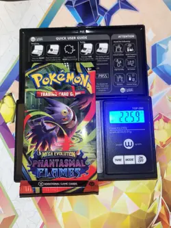 Very Heavy! 22.59g Pokemon TCG ME Phantasmal Flames Pack Sealed! - Image 1