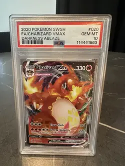 2020 Pokemon Darkness Ablaze Charizard VMAX 020/189 Ultra Rare Holo PSA 10 - Image 1