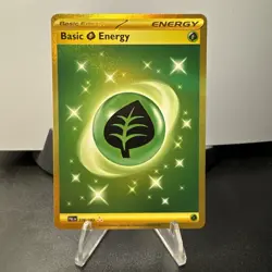 Pokemon TCG - Basic Leaf Energy 278/193 - Paldea Evolved - NM - English - Gold - Image 1