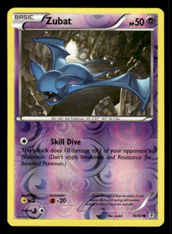 Pokemon - Zubat - 30/83 - Common - Reverse Holo - Generations - NM - Image 1