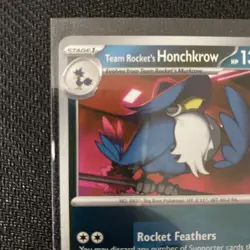 Team Rocket's Honchkrow 127/217 Holo Rare Ascended Heroes Pokemon TCG - Image 3