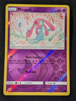 Mesprit 84/236 - Sm Unified Minds Reverse Holo LP Pokemon TCG - Image 1