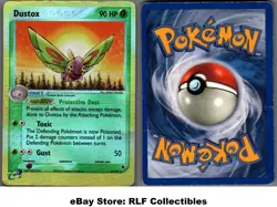 2003 Pokemon, EX Ruby & Sapphire #6/109 Dustox, Reverse Holo Rare - Image 1