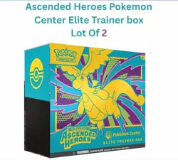 Ascended Heroes Pokemon Center Elite Trainer Box (ETB) Lot Of (2) - In Hand - Image 1