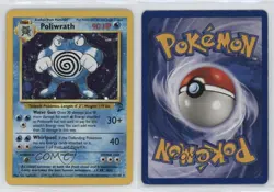 Poliwrath Holo Pokemon Base Set 2 #15 2000 - Image 3
