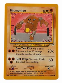 Hitmonlee - 42/105 Neo Destiny 2000 - WOTC - Pokemon TCG - Image 1