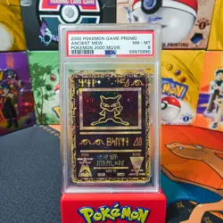 PSA 8 2000 Pokemon Movie Promo Ancient Mew - Image 1