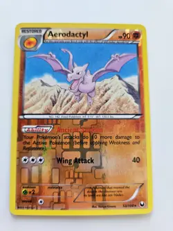 Pokemon Aerodactyl Reverse Holo Black & White Dark Explorers 53/108 NM - Image 1