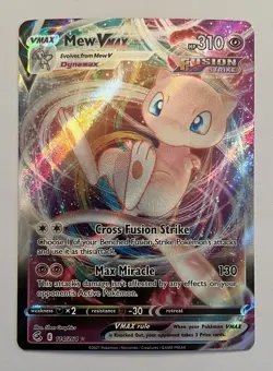 Mew VMAX 114/264 Fusion Strike Ultra Rare NM Pokemon TCG - Image 1