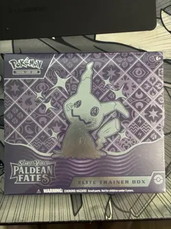 Pokemon TCG Scarlet & Violet Paldean Fates ETB NEW Sealed, Slight Damage - Image 1