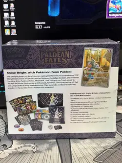 Pokemon TCG Scarlet & Violet Paldean Fates ETB NEW Sealed, Slight Damage - Image 3