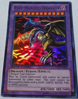 Yugioh 1x Five-Headed Dragon LC03-EN004 Ultra Rare Limited Edition Near Mint - Image 2