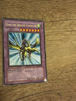 Yu-Gi-Oh! TCG Gaia the Dragon Champion Fusion Secret Rare LOB-125 2600 ATK 2100… - Image 3