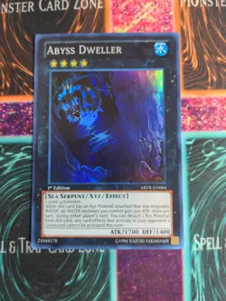 Yu-Gi-Oh! Abyss Dweller ABYR-EN084 1st Edition Super Rare NM - Image 1