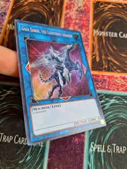 Yu-Gi-Oh! Gaia Saber, the Lightning Shadow COTD-EN051 Secret Rare 1st Edition NM - Image 2