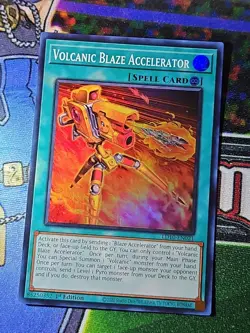 Volcanic Blaze Accelerator LD10-EN021 Super Rare 1st Edition LP - Image 1