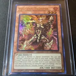 Volcanic Trooper LD10-EN019 Legendary Duelists: Soulburning Volcano 1st Edition - Image 1