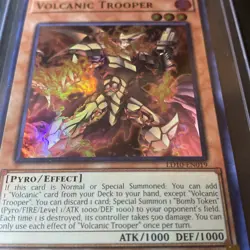 Volcanic Trooper LD10-EN019 Legendary Duelists: Soulburning Volcano 1st Edition - Image 2