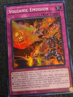 Yugioh Volcanic Emission LD10-EN023 Super Rare 1st Ed NM - Image 1
