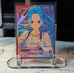 One Piece Card Game Nefeltari Vivi EB05-001 Leader Holo Bandai English - Image 1