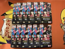 LOT OF 12 One Piece Op-09 Emperors In The New World Sleeved Booster Pack English - Image 1