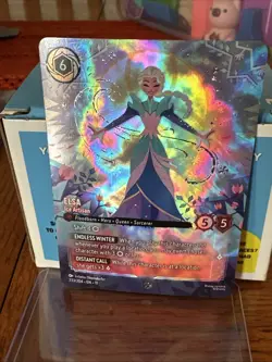 Disney Lorcana Set 11 - Winterspell - Elsa Ice Artisan Enchanted - Image 1