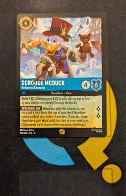 Scrooge McDuck - Reformed Ebenezer 152/204 Legendary Disney Lorcana Winterspell - Image 1