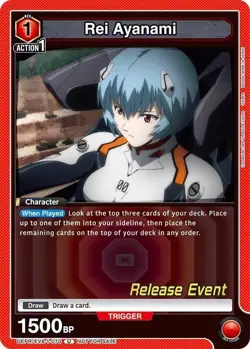 Rei Ayanami Release - UEPR/EVA-1-070 NM - Union Arena - Image 1