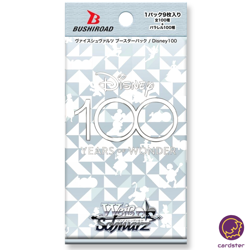 1 PACK Disney 100 Weiss Schwarz Booster 100 Years of WondeR Japan Sealed - Image 2