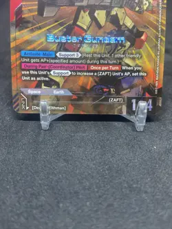 Buster Gundam LR Plus GD01-046 English Card Game TCG Alt Art Foil - Image 2