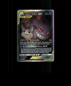 Fan-Art READ DESCRIPTION BELOW HOLO Mimikyu Card GENGAR Pokemon Card p3 - Image 1