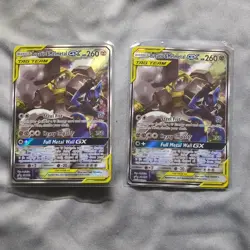 Pokemon Lucario & Melmetal GX Tag Team Regular Card Lot (2) English TCG - Image 1