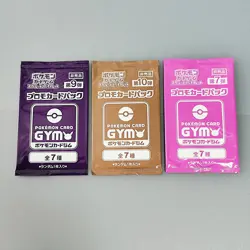 Scarlet & Violet GYM Promo Pack Part Pokemon Cards etc… 9packs japanese - Image 3