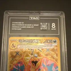 Charizard ex 228/197 Obsidian Flames Hyper Rare Holo TAG 8 Pokemon Card 2023 - Image 2