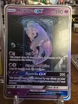 Pokemon Mewtwo GX 78/73 Shining Legends Ultra Rare Full Art Holo 190 HP Card - Image 5