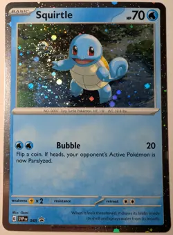 Squirtle 048 Scarlet & Violet Cosmos Holo Black Star Promo Pokemon TCG Card - Image 1