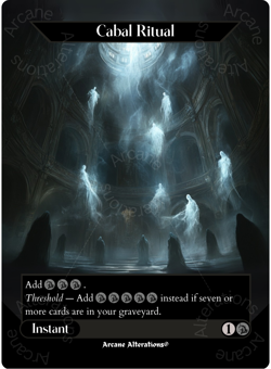 Cabal Ritual - Full Art Altered Art Custom Proxy Cards - Image 1