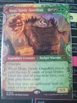 Hugs, Grisly Guardian (Showcase) Bloomburrow Foil - Image 1