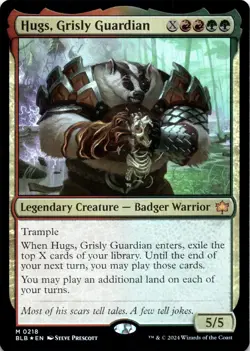 Hugs, Grisly Guardian FOIL Bloomburrow Magic MTG NM - Image 1
