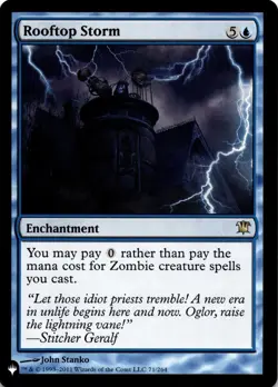MTG Rooftop Storm | NM | The List {LST} - Image 1