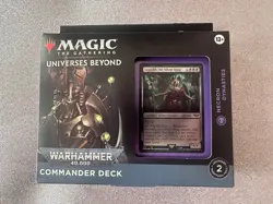 Magic The Gathering: Warhammer 40K Necron Dynasties Commander Deck Sealed MIB - Image 1