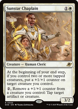 Sunstar Chaplain [Edge of Eternities] Magic MTG - Image 1
