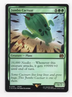 Jumbo Cactuar R FINAL FANTASY 191 NM - Image 1