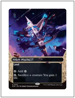 1x High Market 0018, Edge of Eternities Stellar Sights, Magic MTG NM - Image 1
